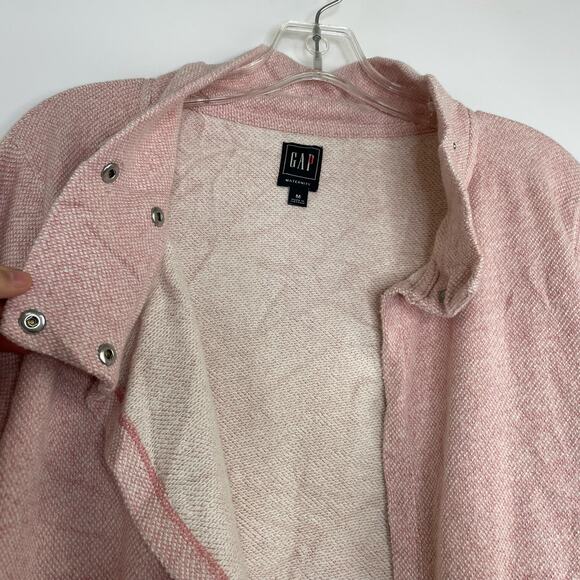Gap Maternity pink open cardigan pockets women's Medium - Picture 3 of 14